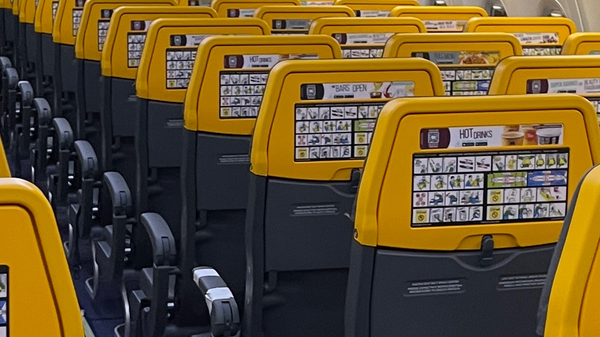 Избор на място при полет с Ryanair